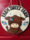 Farm sweet farm sign