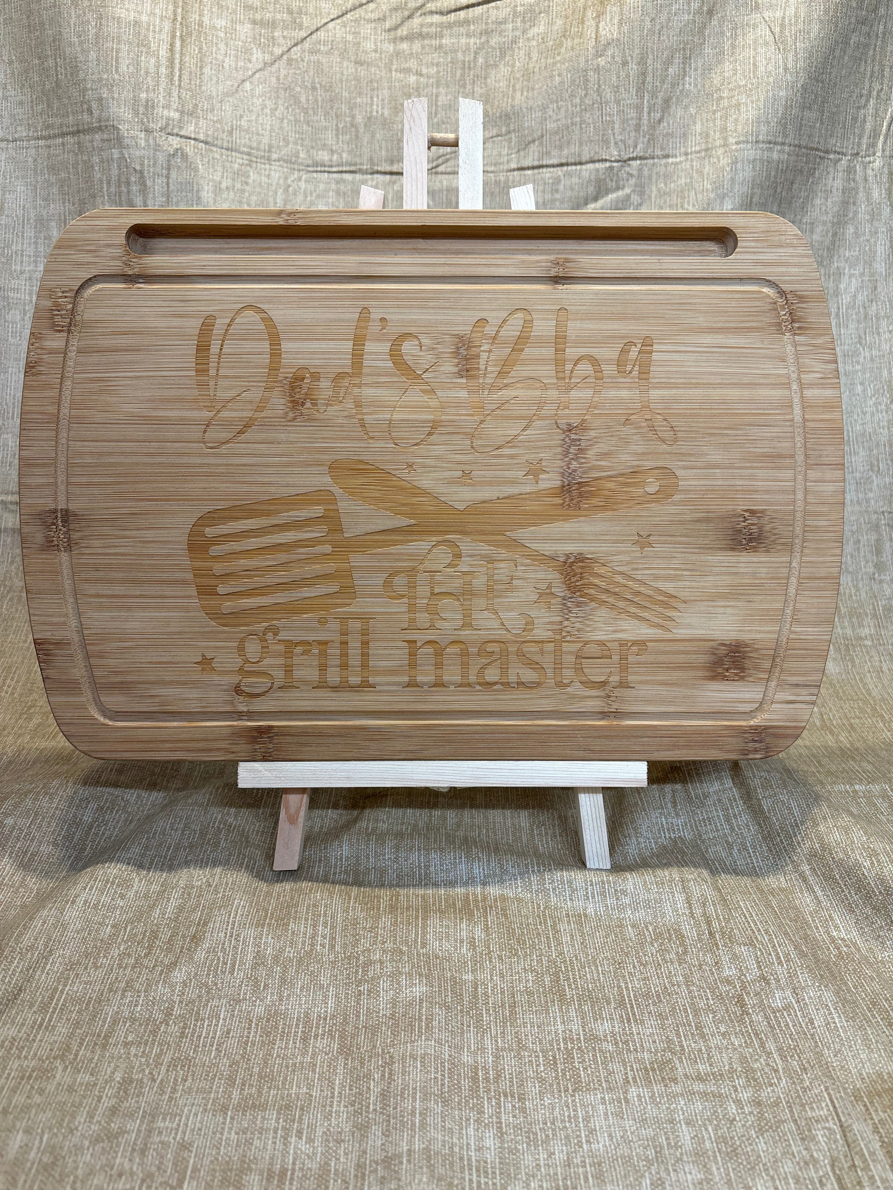 Bamboo engraved cutting board