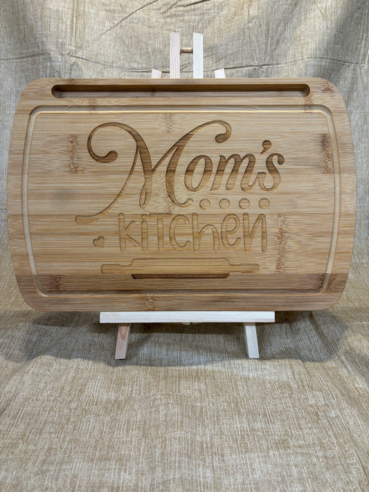 Bamboo engraved cutting board