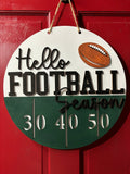 Football season sign