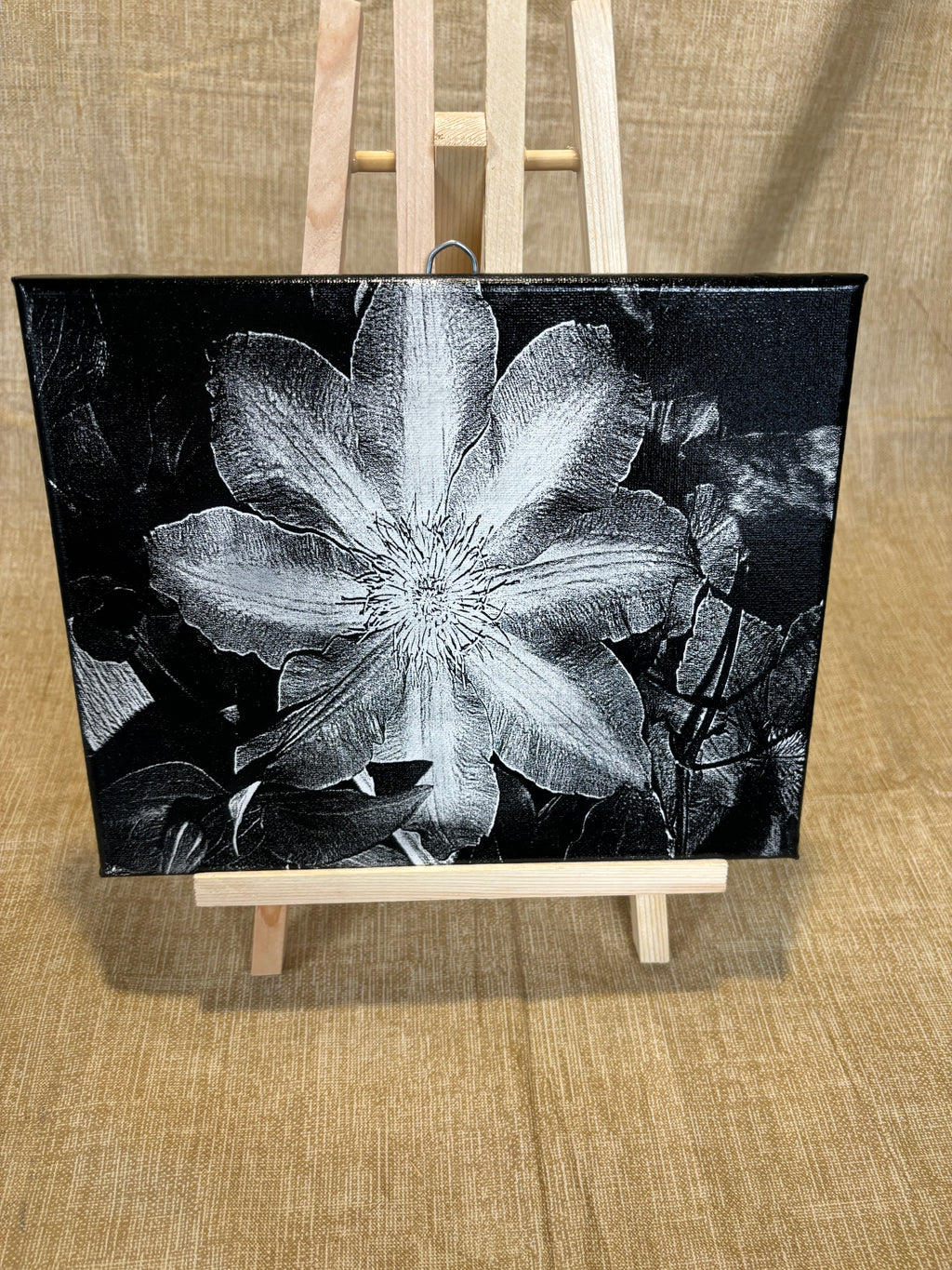 Medium engraved canvas