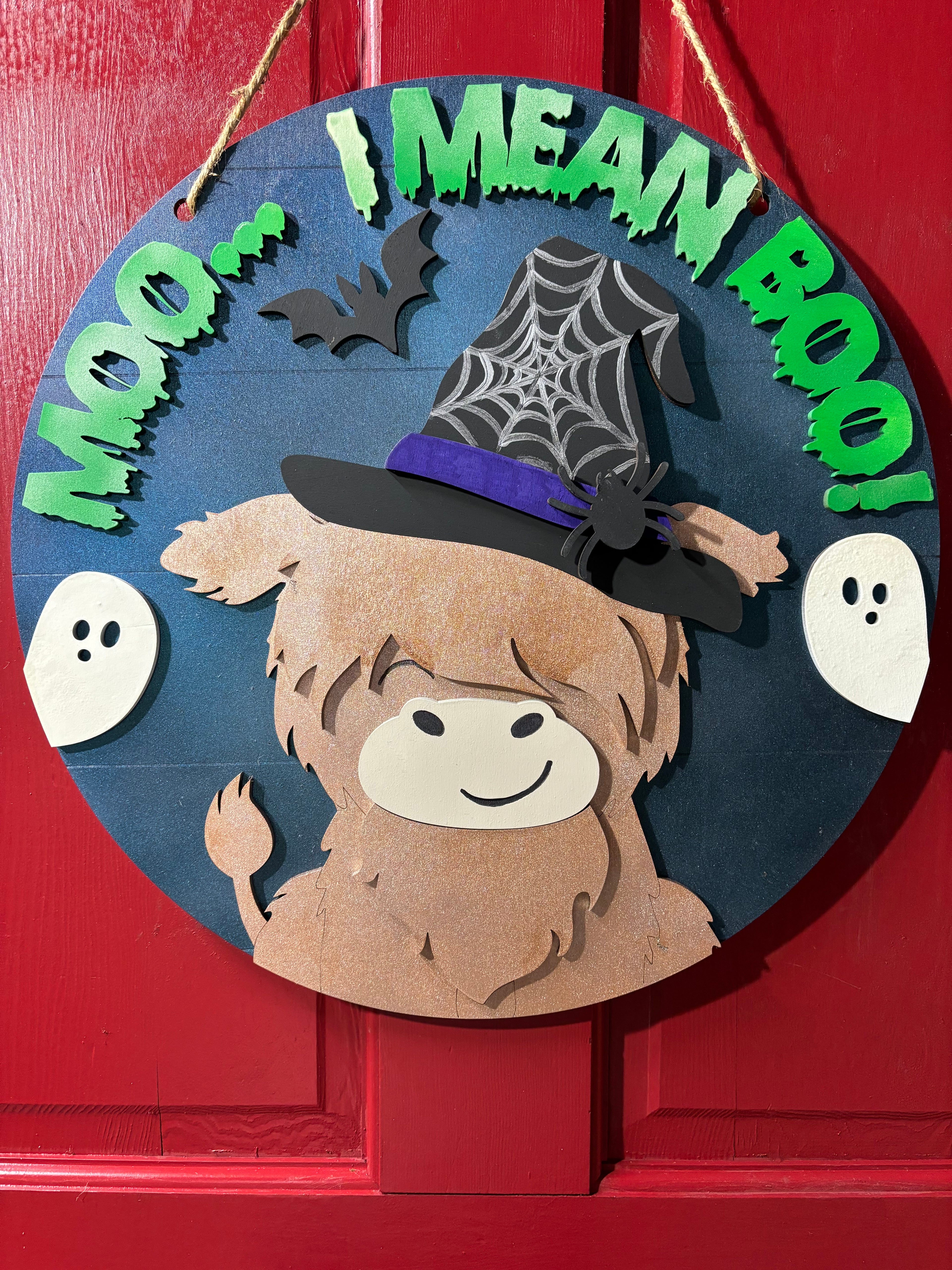 Moo...Boo halloween sign