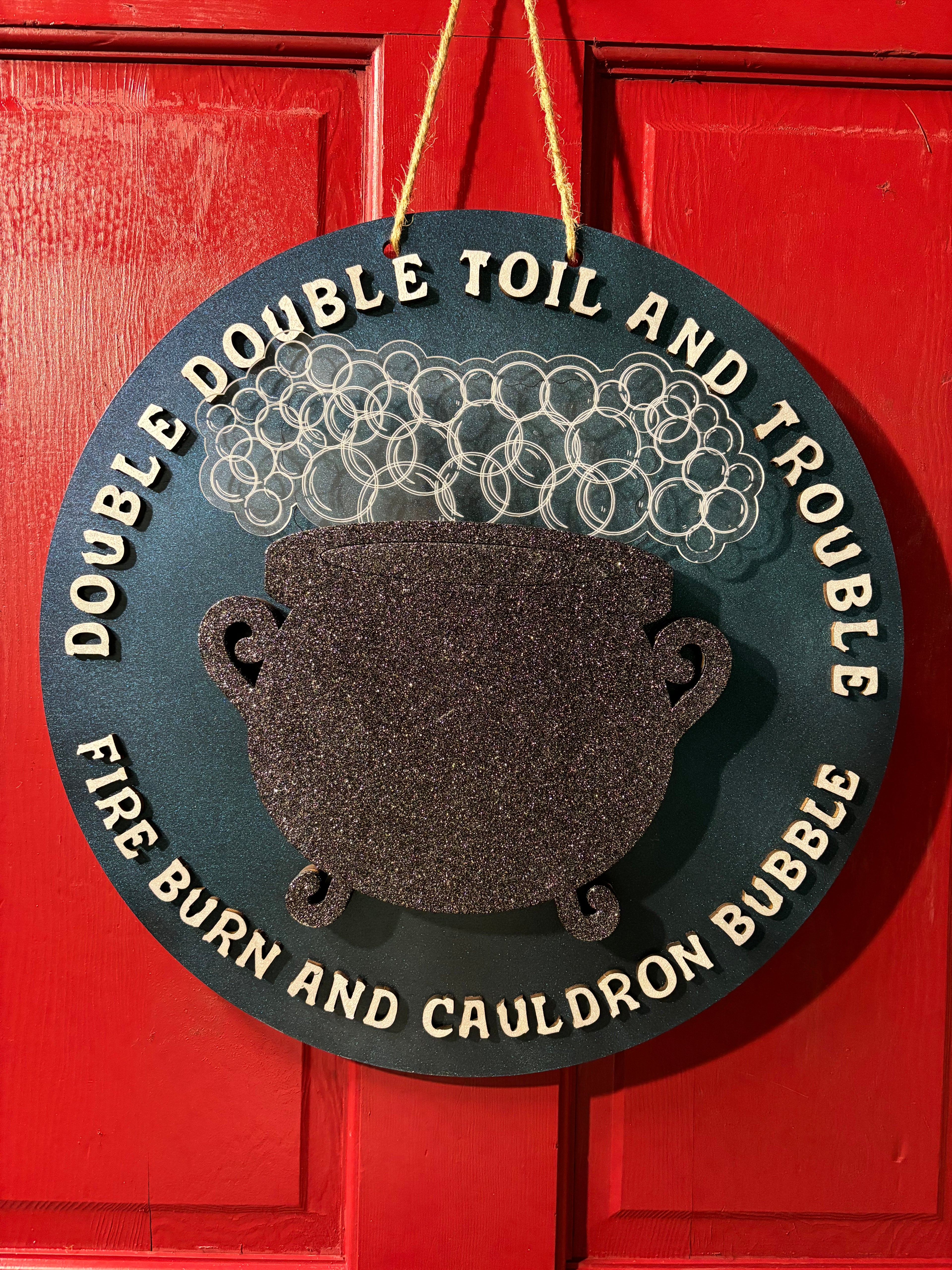 Double double lighted sign